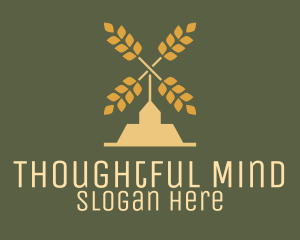 Wheat Windmill Farm logo design