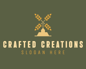 Wheat Windmill Farm logo design