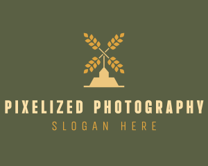 Wheat Windmill Farm logo design