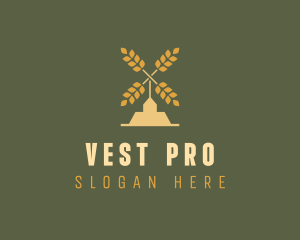 Wheat Windmill Farm logo design