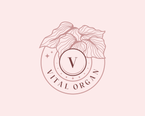 Leaf Cosmetic Organic logo design