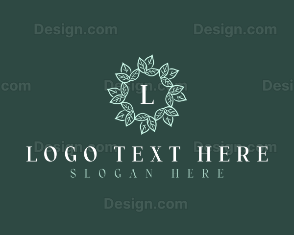 Laurel Wreath Leaves Logo