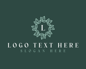 Laurel Wreath Leaves logo