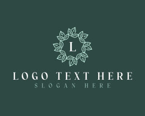 Laurel Wreath Leaves Logo