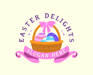 Easter Egg Basket logo design