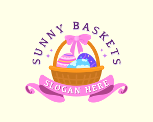 Easter Egg Basket logo design