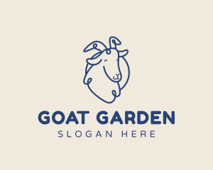 Happy Goat Farm logo design