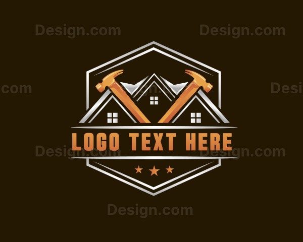 Renovation Handyman Hammer Logo