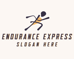 Sport Runner Athlete logo design