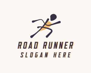 Sport Runner Athlete logo design