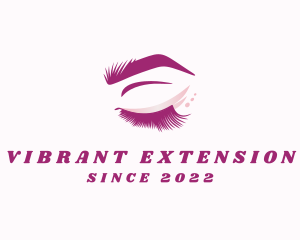 Feminine Beauty Eyelash  logo design