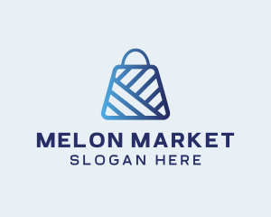 Online Market Bag logo design