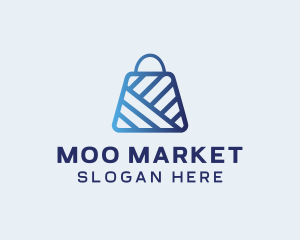 Online Market Bag logo design