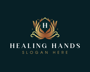 Luxury Hand Massage logo design