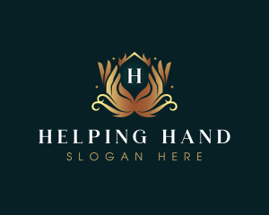 Luxury Hand Massage logo design