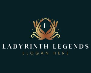 Luxury Hand Massage logo design