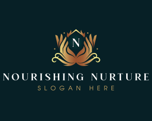 Luxury Hand Massage logo design