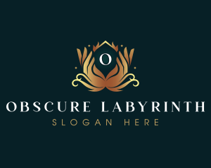 Luxury Hand Massage logo design