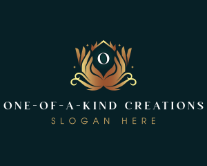 Luxury Hand Massage logo design