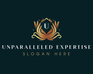 Luxury Hand Massage logo design