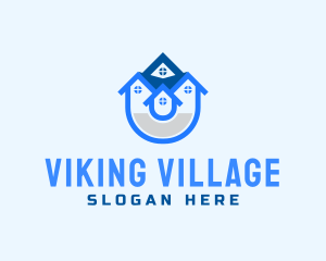 House Village Real Estate logo design