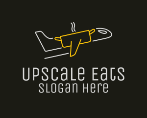 Airplane Fine Dining logo design