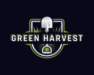 Shovel Agriculture Gardening Logo