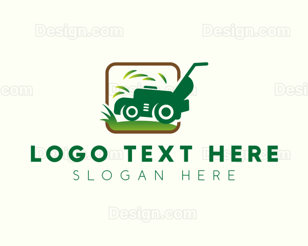 Lawn Mower Trimmer Logo