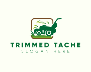 Lawn Mower Trimmer logo design