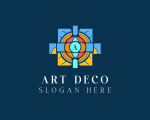 Mosaic Church Art logo design