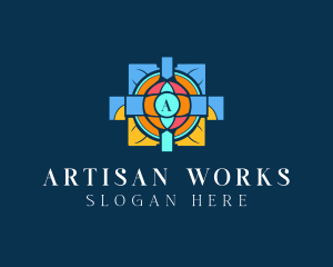 Mosaic Church Art logo design