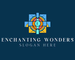 Mosaic Church Art logo design