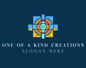 Mosaic Church Art logo design