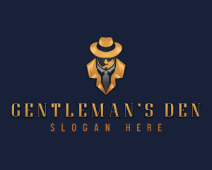 Inspector Detective Man logo design