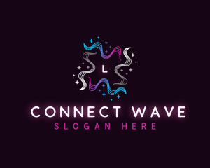 Star Wave Motion logo design