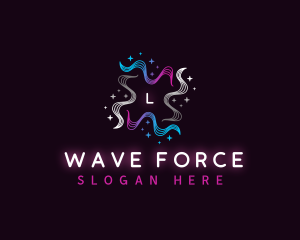 Star Wave Motion logo design