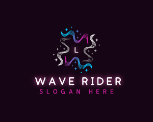 Star Wave Motion logo design