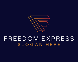 Express Courier Logistics logo design