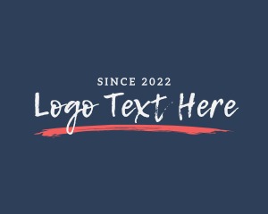 Texture - Brush Texture Wordmark logo design