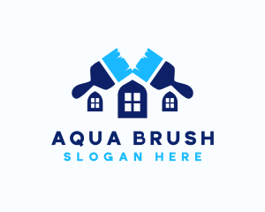 House Paint Refurbish logo design