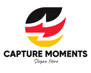 German Zigzag Flag  logo
