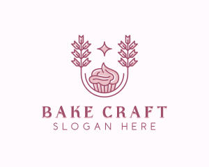 Icing Cupcake Pastry  logo design