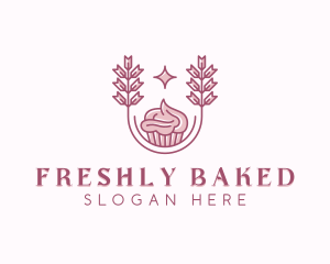 Icing Cupcake Pastry  logo design