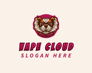 Vaping Dog Smoke logo design