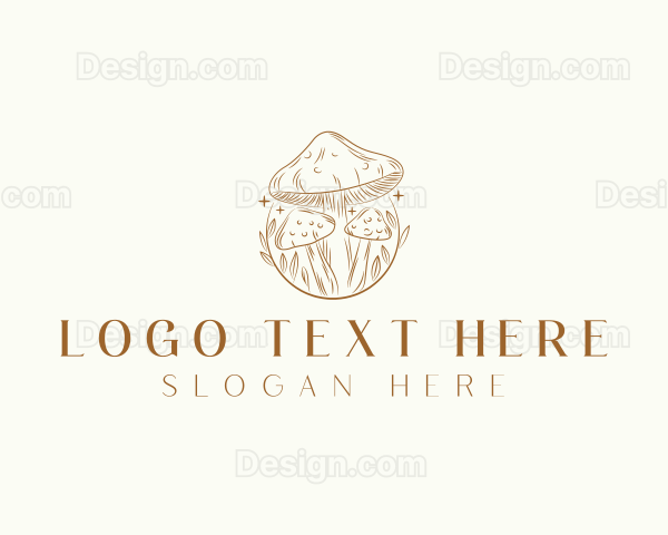 Magical Mushroom Fungi Logo