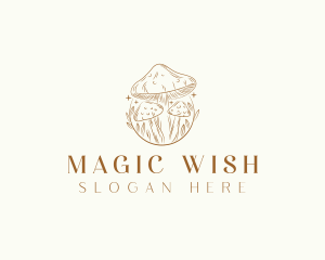 Magical Mushroom Fungi logo design