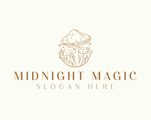 Magical Mushroom Fungi logo design