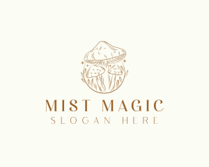 Magical Mushroom Fungi logo design