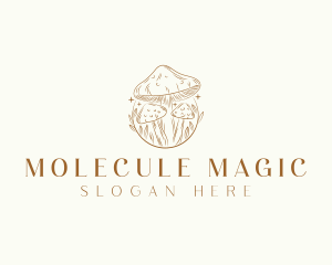 Magical Mushroom Fungi logo design