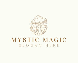 Magical Mushroom Fungi logo design